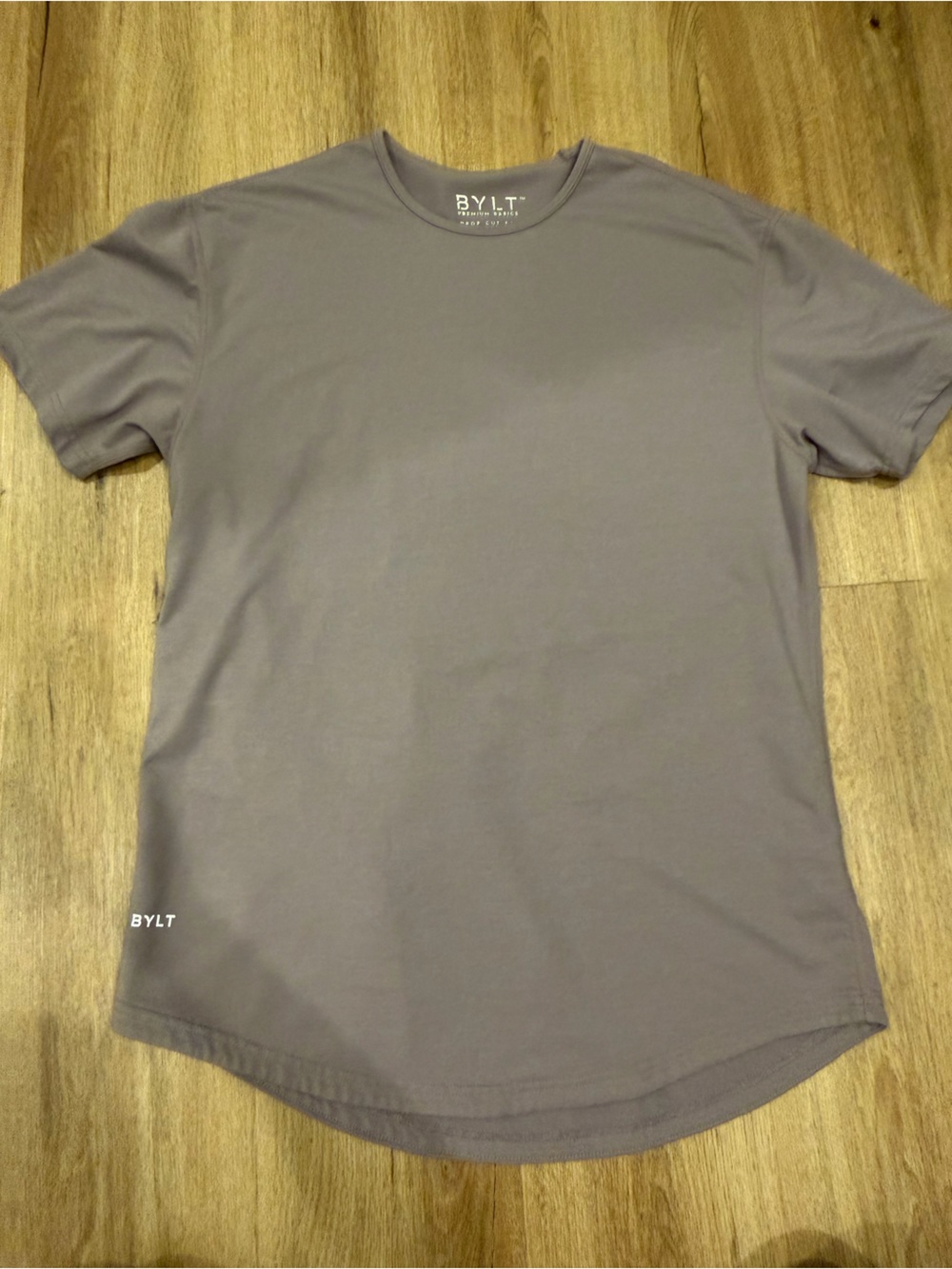 BYLT Drop cut shirt in purple